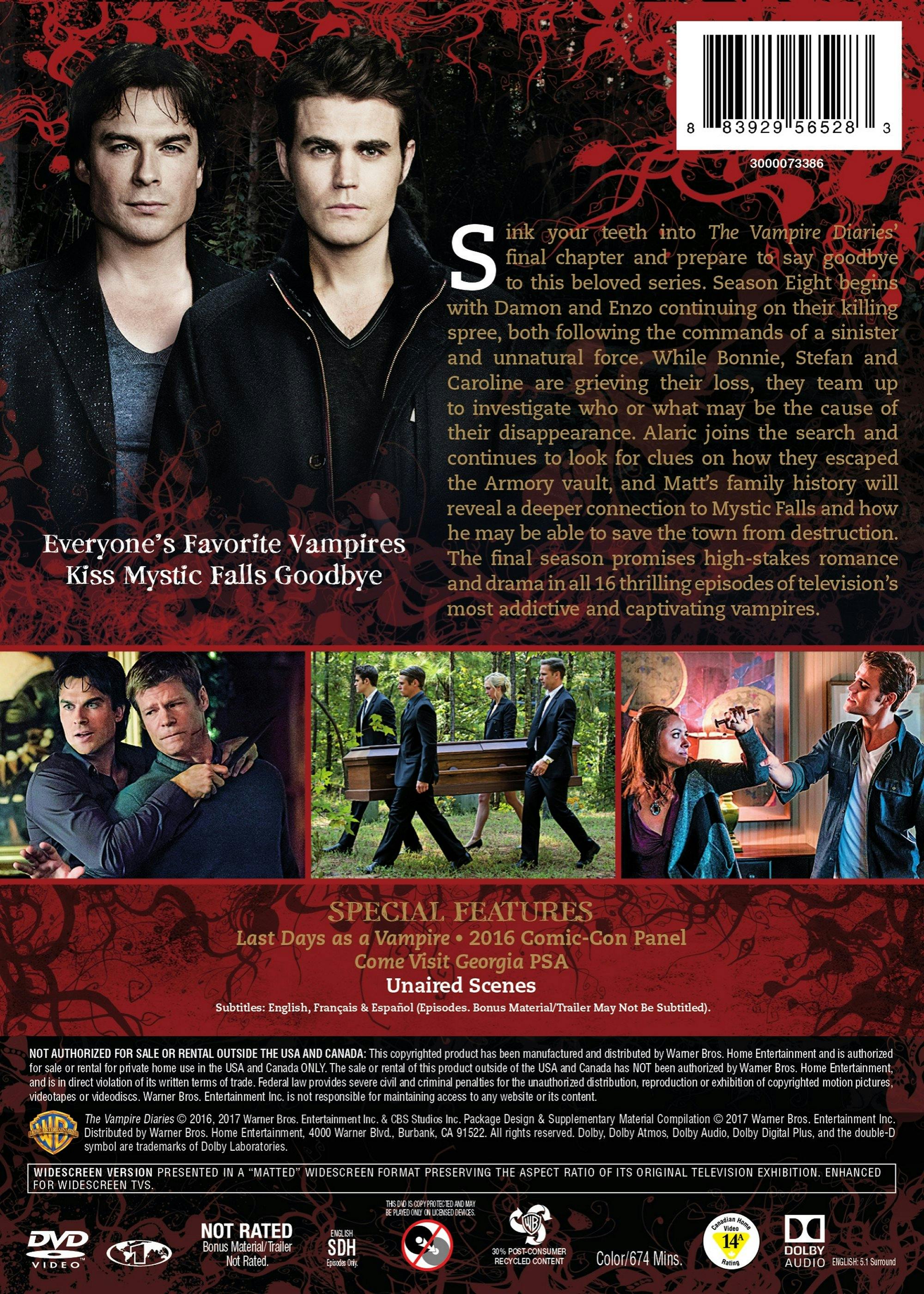 The Vampire Diaries: The Eighth and Final Season (Box Set) [DVD] - Image 2