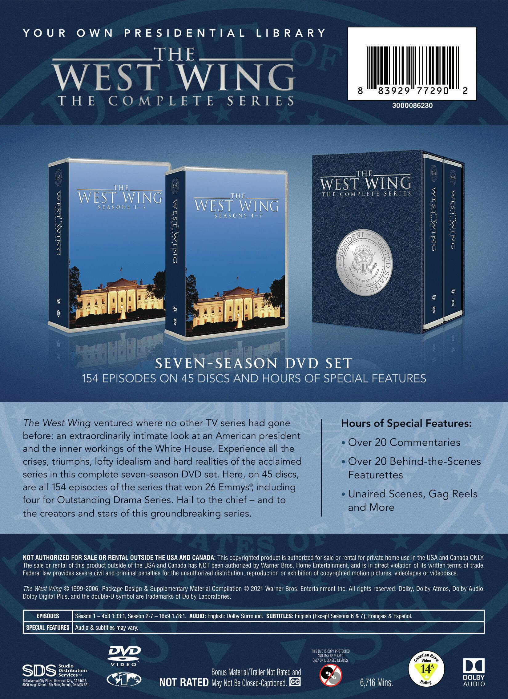The West Wing: The Complete Series 1-7 (Box Set) [DVD] - Image 3