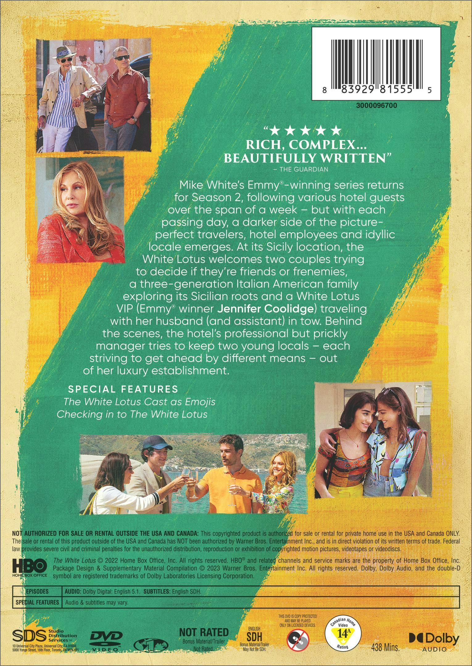 The White Lotus: The Complete Second Season [DVD] - Image 3
