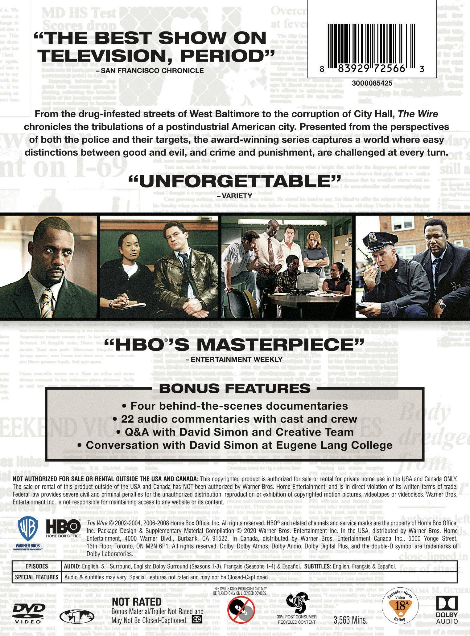 The Wire: The Complete Series (Box Set) [DVD] - Image 2
