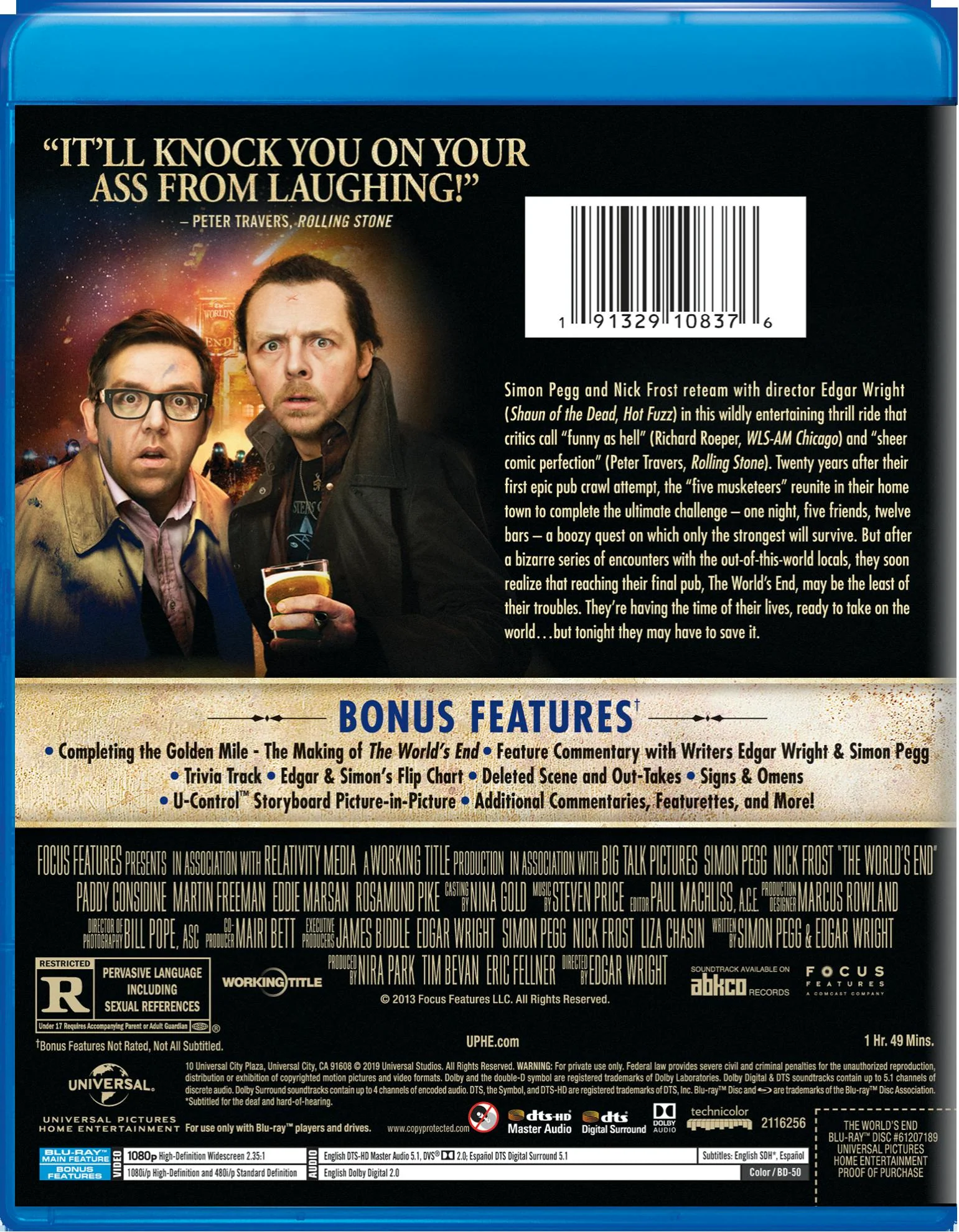 The World's End (Blu-ray New Box Art) [Blu-ray] - Image 2
