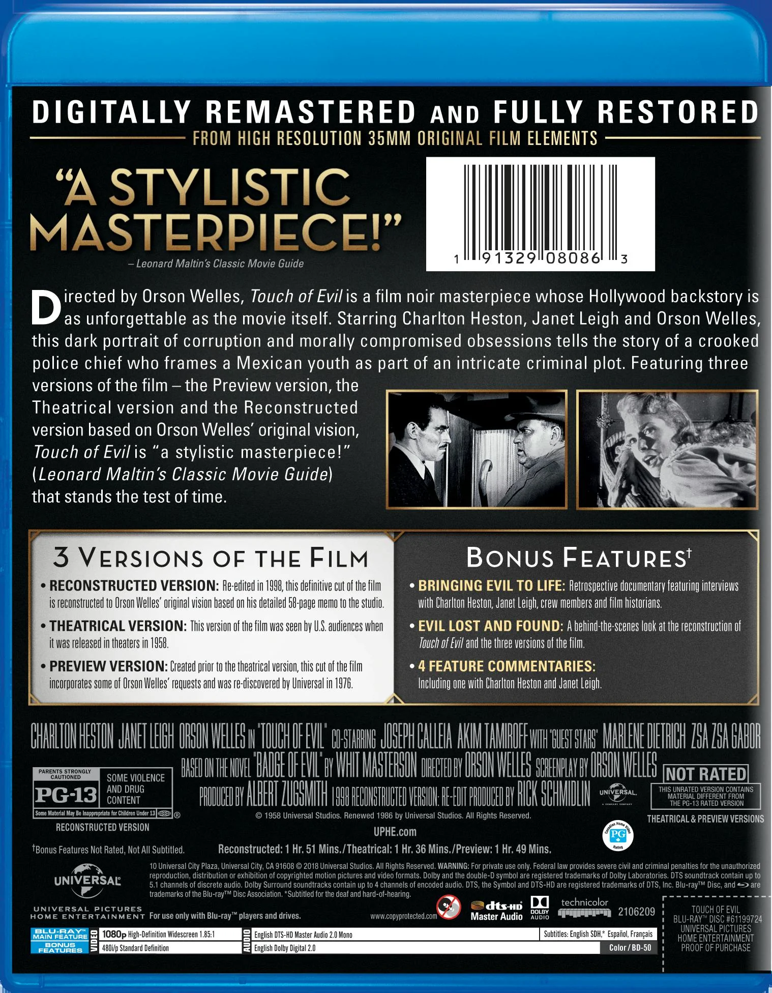 Touch of Evil [Blu-ray] - Image 2
