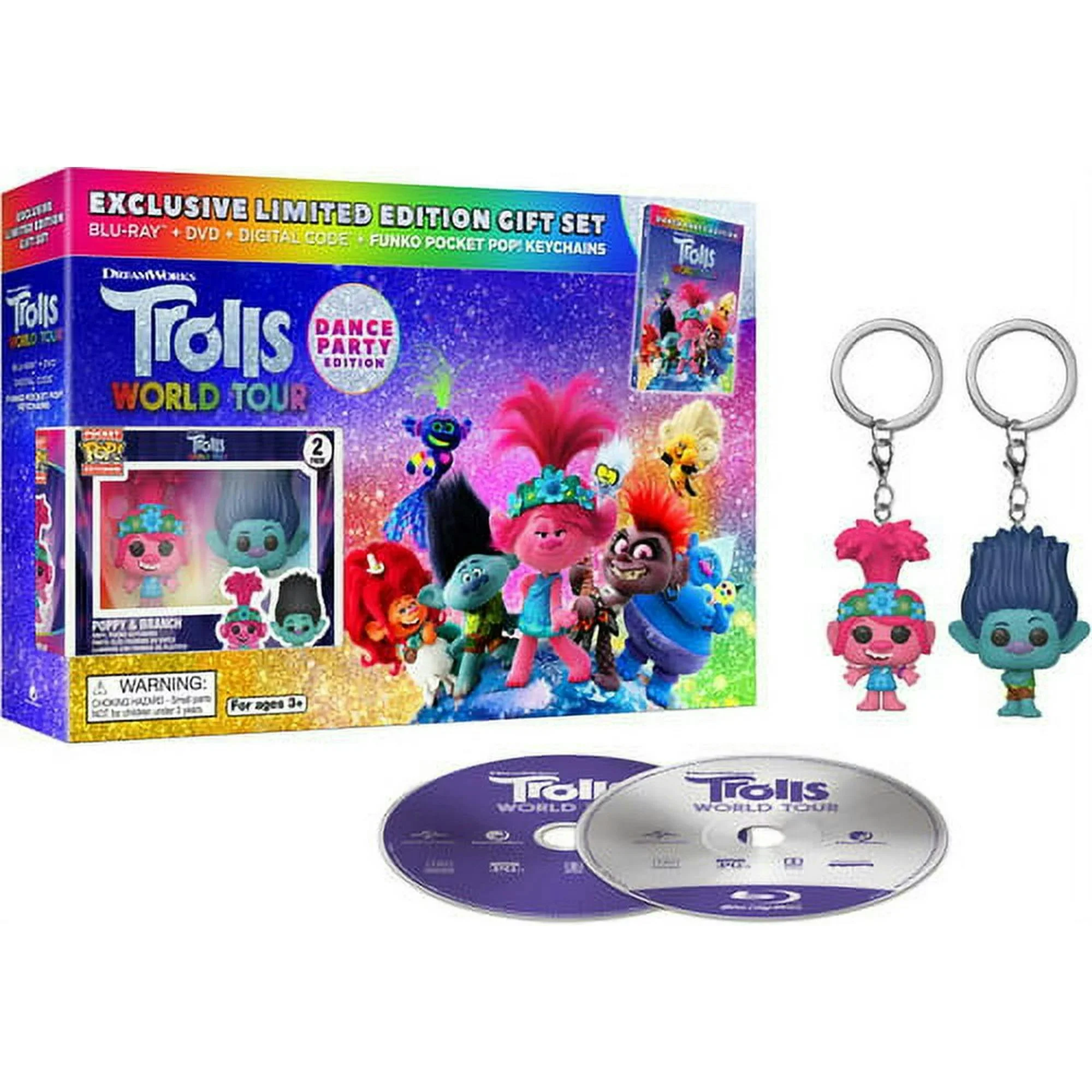 Trolls 2: World Tour (with FUNKO Pop Keychains) [Blu-ray] - Image 2