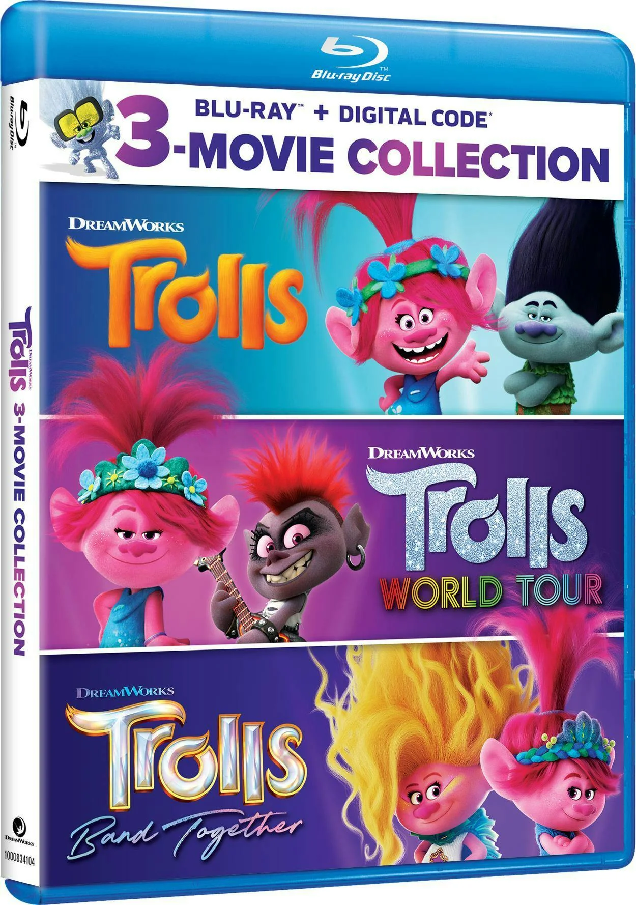 Trolls: 3-movie Collection [Blu-ray] - Image 2