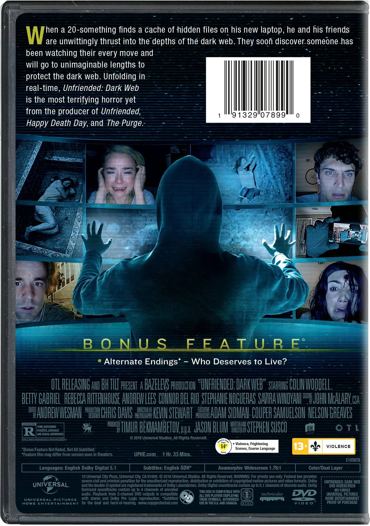 Unfriended - Dark Web [DVD] - Image 2