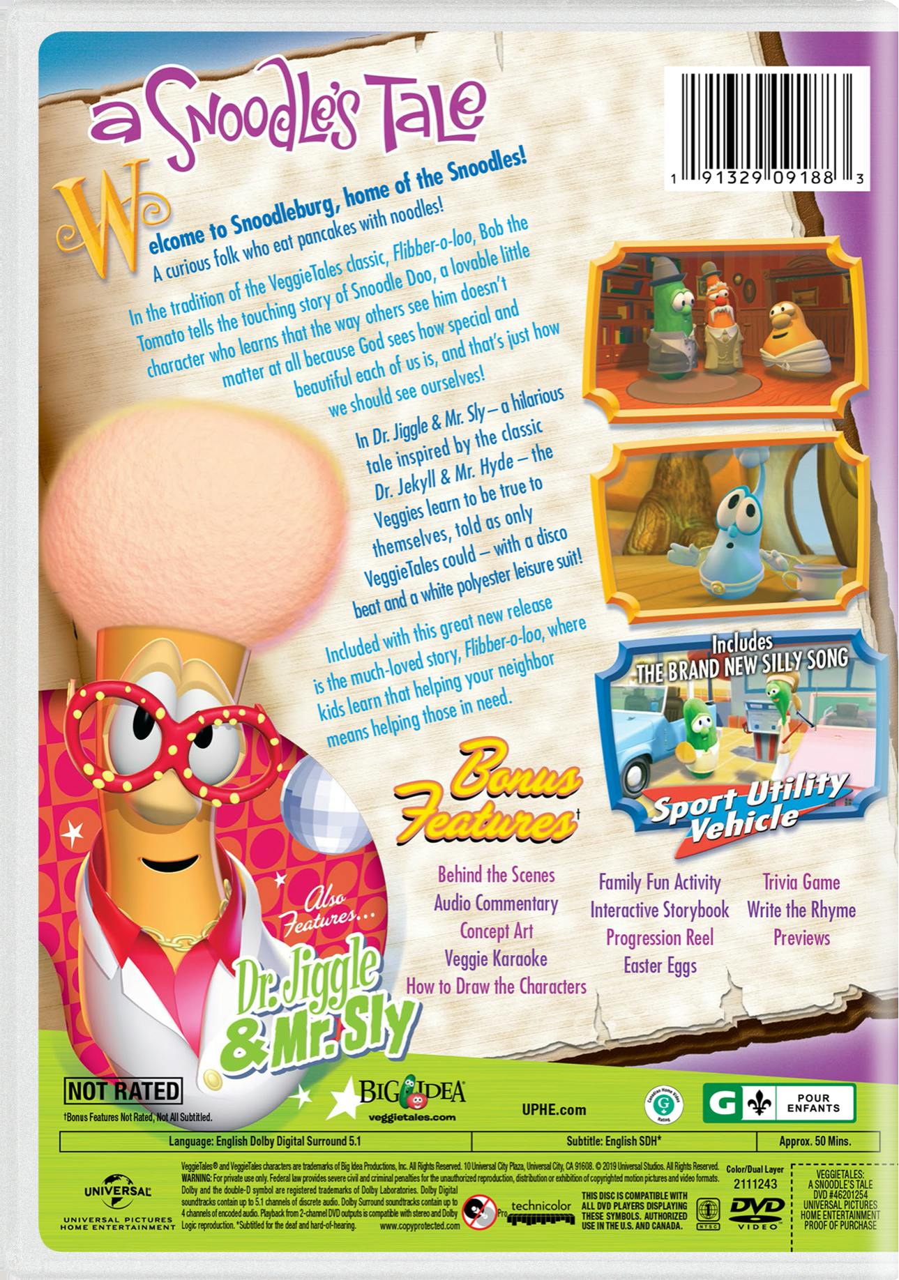 VeggieTales: A Snoodle's Tale [DVD] - Image 2