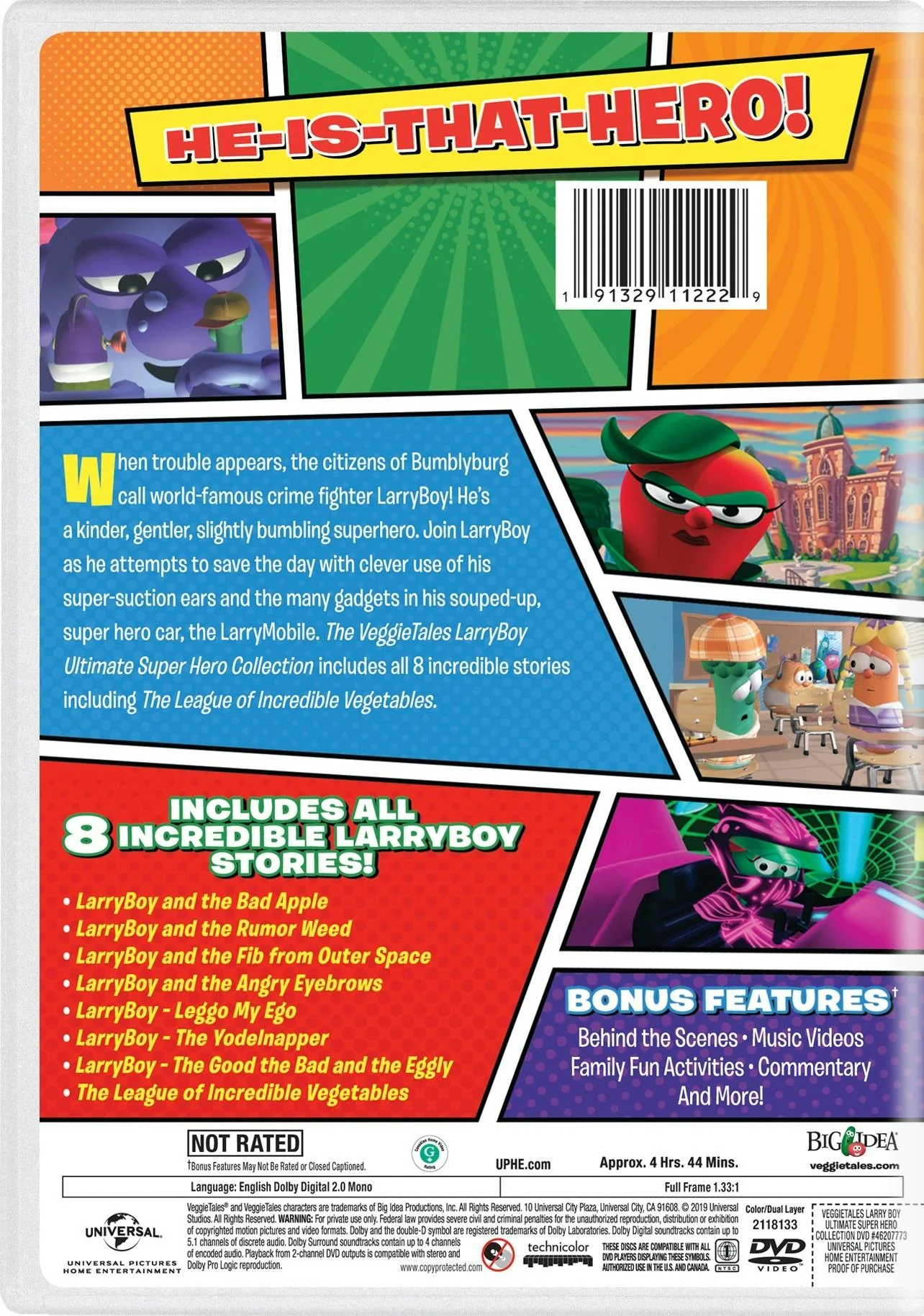 VeggieTales: LarryBoy Ultimate Super Hero Collection [DVD] - Image 3