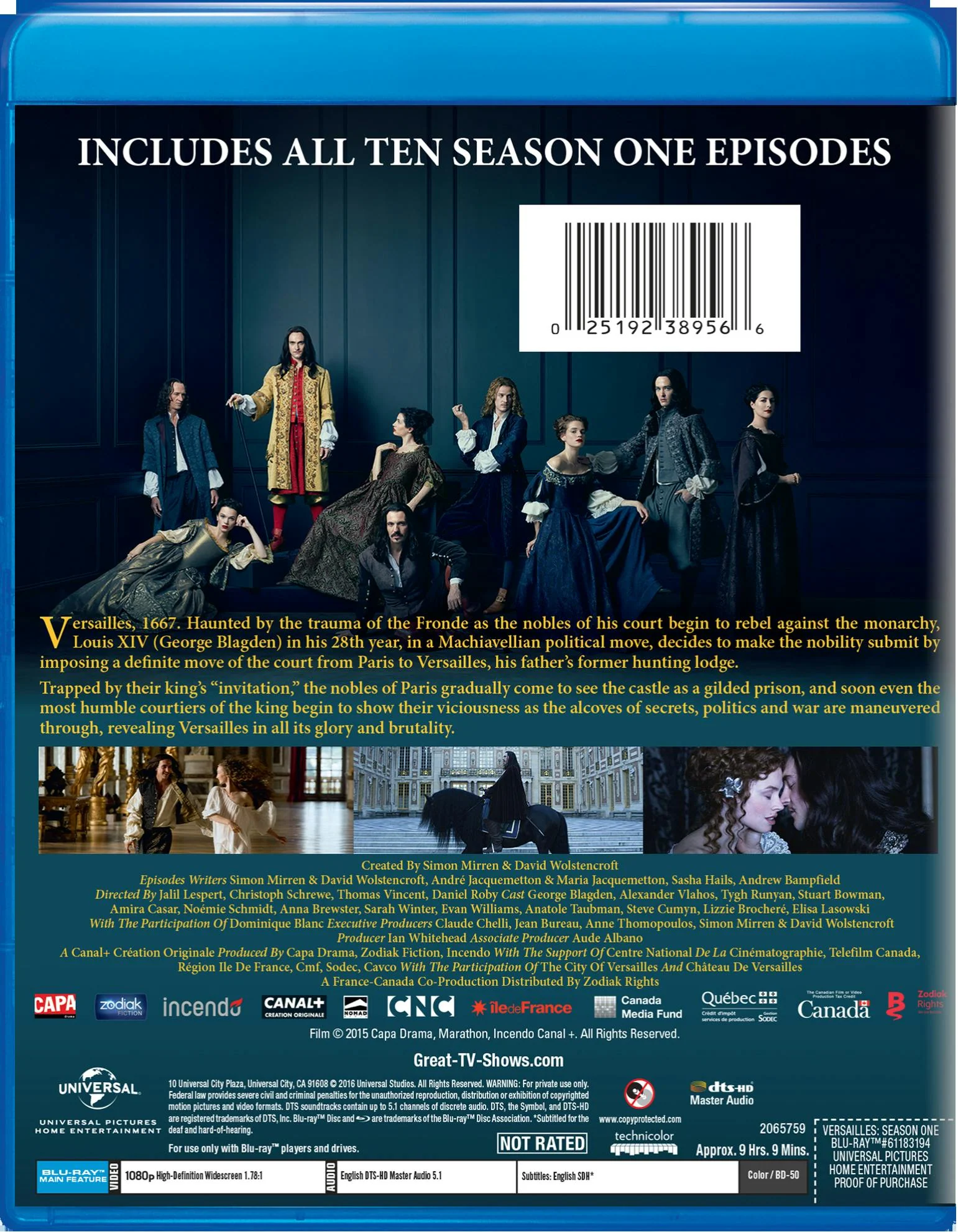 Versailles: The Complete Season One [Blu-ray] - Image 2