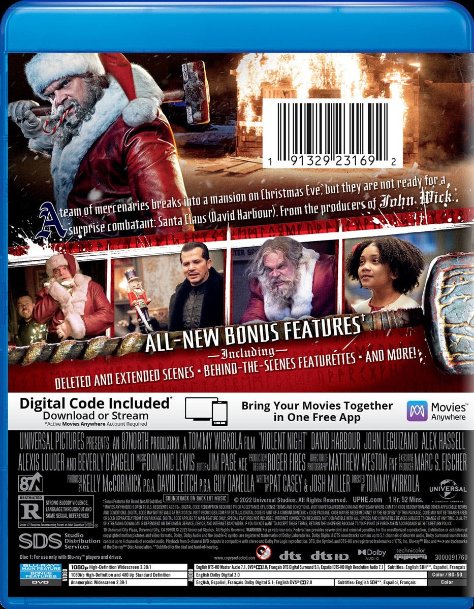 Violent Night (Blu-ray + DVD + Digital Copy) [Blu-ray] - Image 3