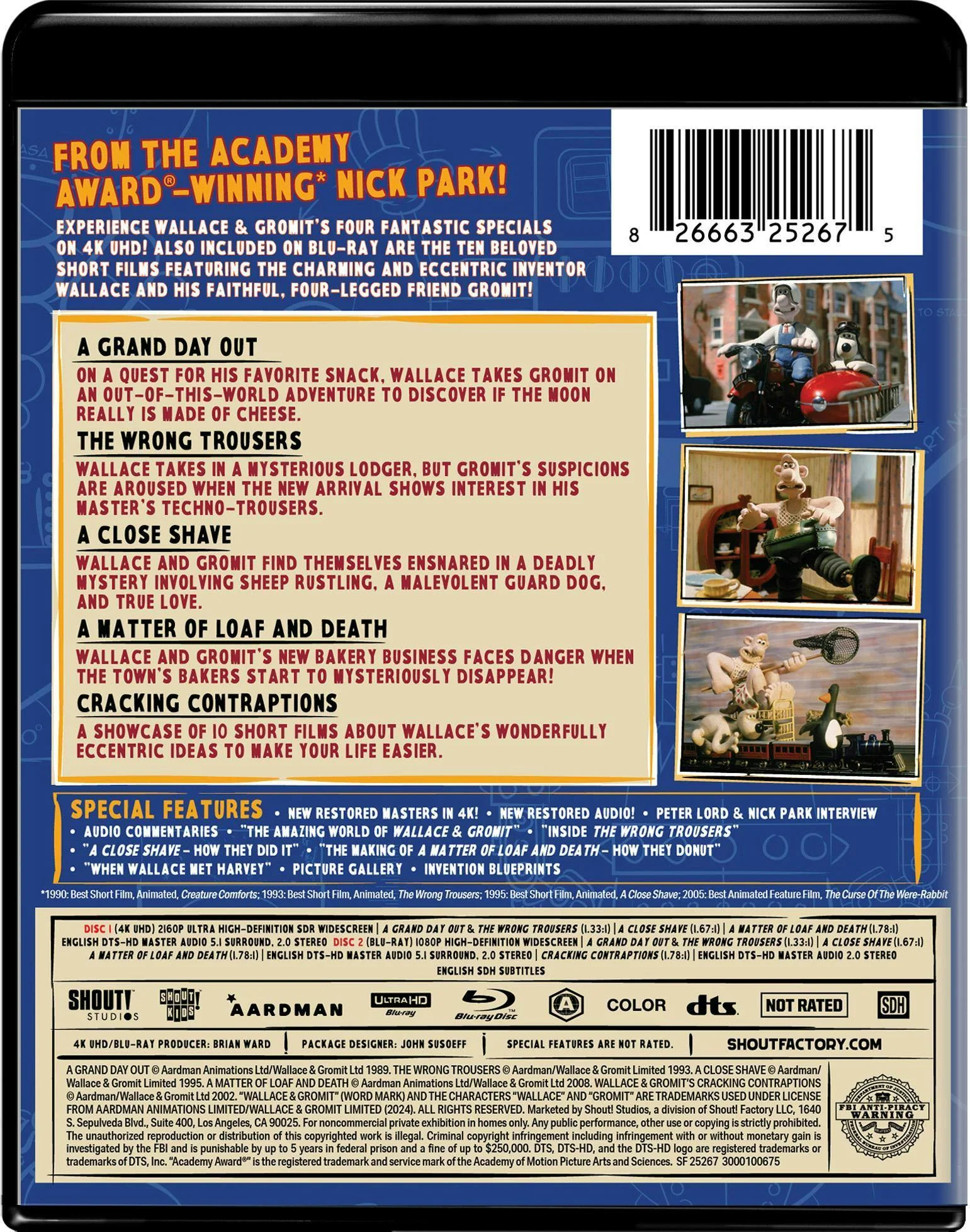 Wallace & Gromit: The Complete Cracking Collection [UHD] - Image 3