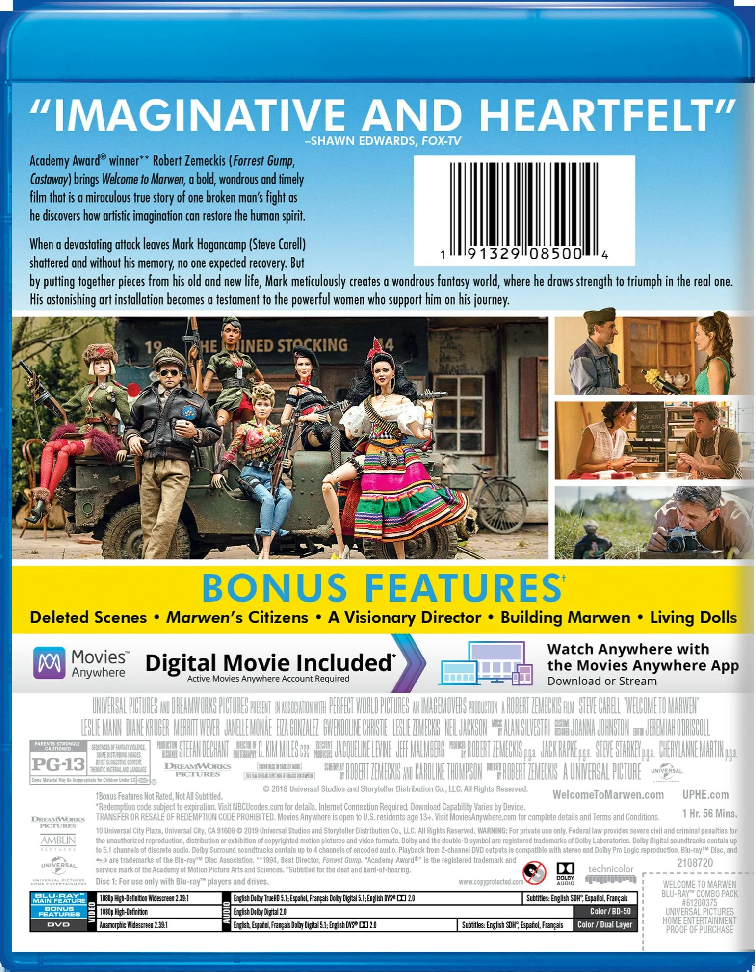 Welcome to Marwen (DVD + Digital) [Blu-ray] - Image 2