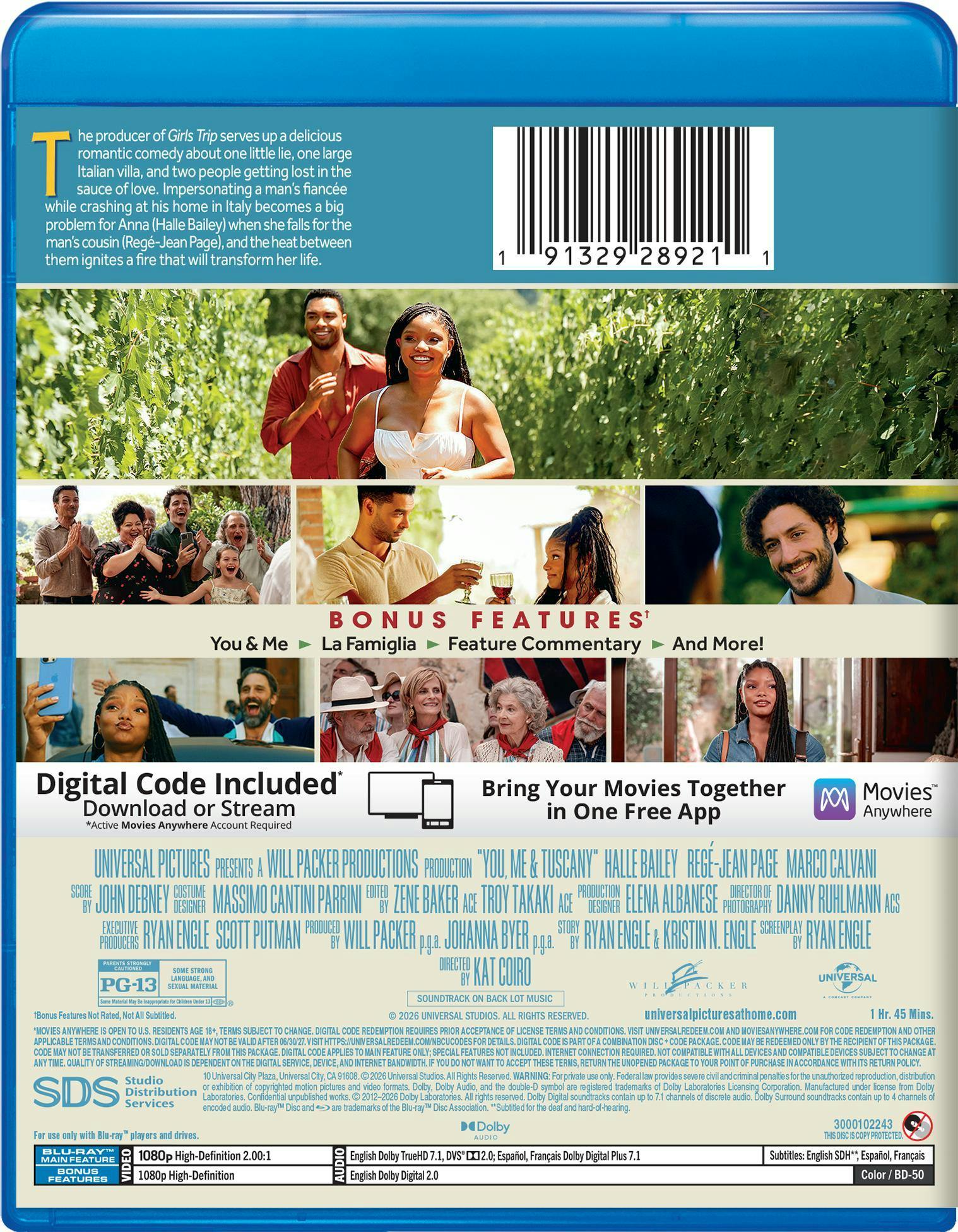 You, Me & Tuscany (Blu-ray + Digital) [Blu-ray] - Image 3